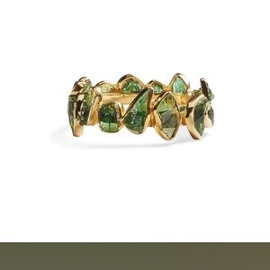 German Kabirski Livia Tsavorite Ring, Size 7.5